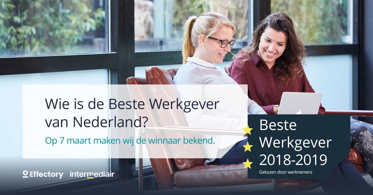 Dit zijn de Beste Werkgevers per branche van 2018-2019