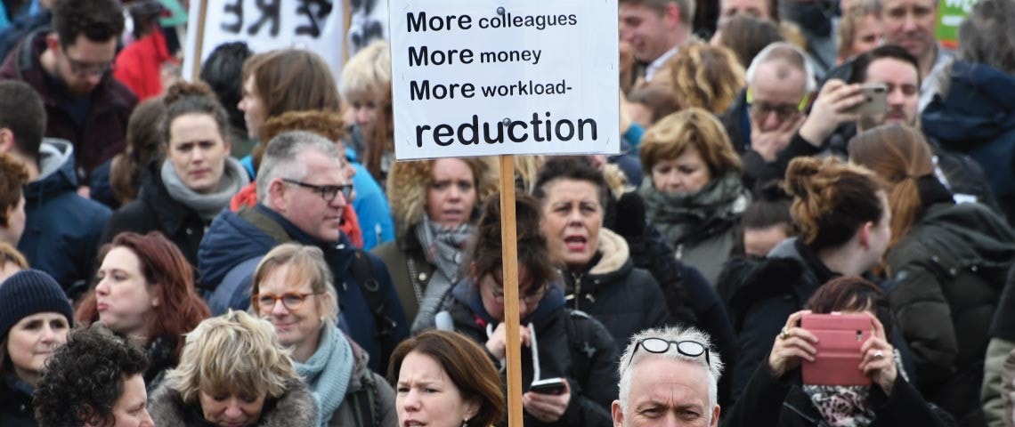 23% van de medewerkers in het onderwijs heeft burn-out klachten