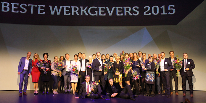 Complete uitslag Beste Werkgevers 2015