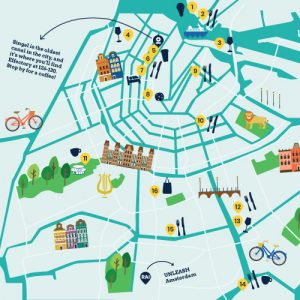 UNLEASH Amsterdam: Free map with top spots for your stay