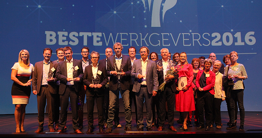 Complete uitslag Beste Werkgevers 2016